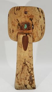 LARGE Modernist Burl Wood Tribal Western Sculpture
