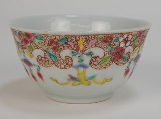 Chinese Famille Rose Porcelain Teacup