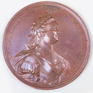 Commemorative Russian Bronze Medal and a Commemorative Russian Silver Medal