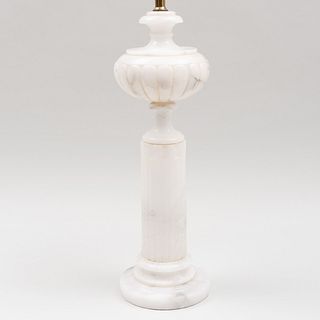Alabaster Urn Form Lamp