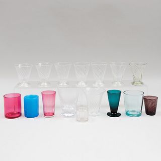 Group of Small Glass Drinkware