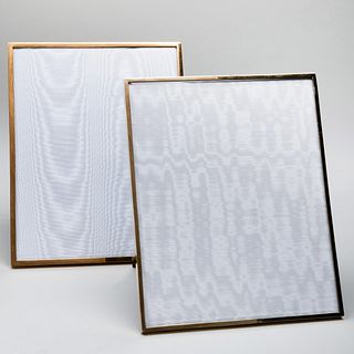 Two Jean Dinh Van Paris Silver-Gilt Picture Frames
