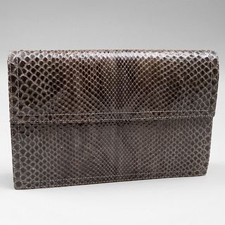 Yves Saint Laurent Haute Couture Textured Leather Clutch