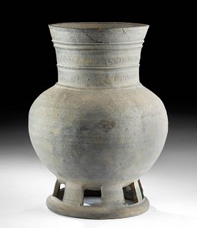 5th C. Korean Silla Dynasty Pottery Kobae Vase