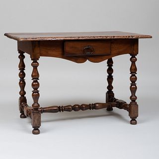 Louis XIV Provincial Fruitwood Side Table