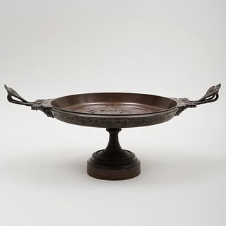 Victorian Bronze Tazza, After the Antique