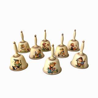 Collection of Hummel Porcelain Bells