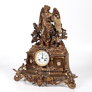 Leforestier Figural Mantle Clock 