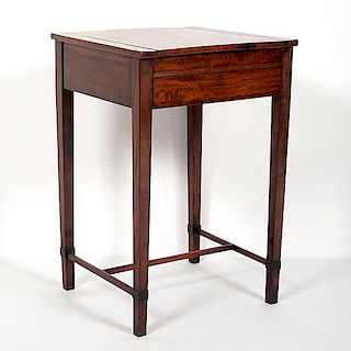 English Figured Games Table in Mahogany 