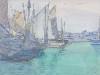 Edgar Payne (1883–1947): Fishing Boats