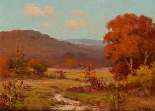 Porfirio Salinas (1910–1973): Stream in Autumn