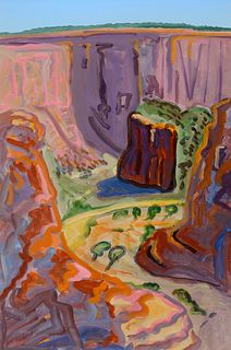 David Barbero (1938–1999): Canyon de Chelly