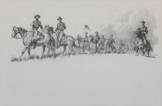 William Reusswig (1902-1978): Garrison on the Move; Ready the Arms