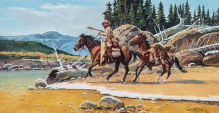 Paul Abram (1933–2005): Hasty Retreat; Trappers