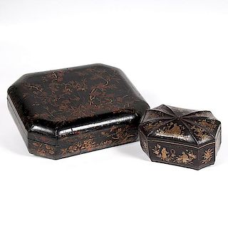 Chinese Lacquer Boxes 