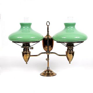 Bradley and Hubbard Double Student Lamp 