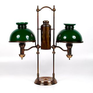 Manhattan Brass Co. Double Student Lamp  