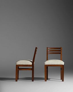 Andre Arbus
(French, 1903-1969)
Pair of Side Chairs, designed c. 1948