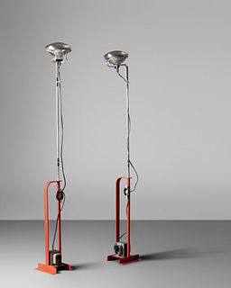 Achille and Pier Giacomo Castiglioni
(Italian, 1918-2002 | Italian, 1913-1968)
Pair of Toio Floor Lamps, FLOS, Italy