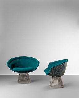 Warren Platner
(American, 1919-2006)
Pair of Lounge Chairs, Knoll, USA