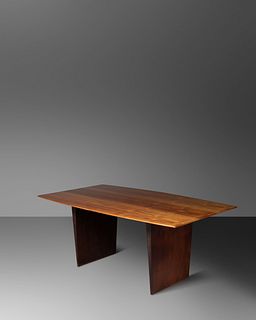 Edward Wormley
(American, 1907-1995)
Dining Table, model 5461, with Three Leaves, Dunbar, USA