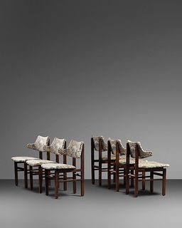 Edward Wormley
(American, 1907-1995)
Set of Six Dining Chairs, model 675, Dunbar, USA