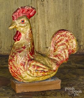 Large chicken pipsqueak toy, 19th c.