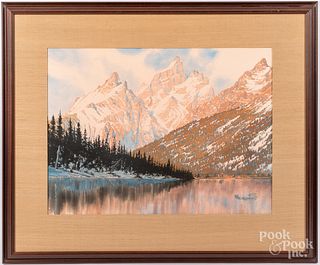 Roy Kerswill watercolor western landscape