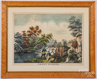 Currier & Ives color lithograph