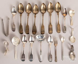 Sterling and coin silver flatware, 15.8 ozt.