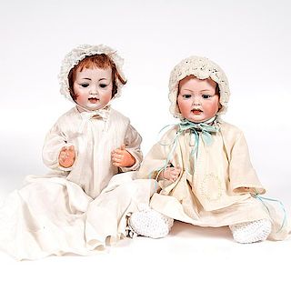 Pair of Kestner 152 Dolls  
