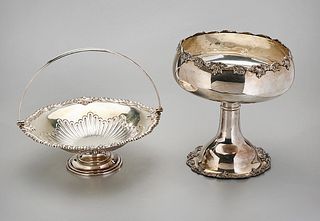 Two Silver Plate Service Pieces
