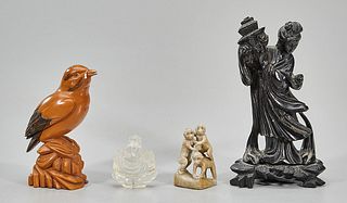 Group of Chinese Carved Figures