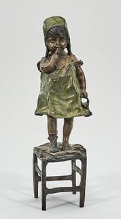 Bronze Figure of a Child