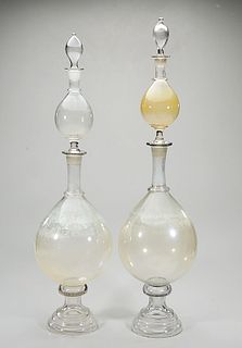 Two Old or Antique Glass Scientific Instruments