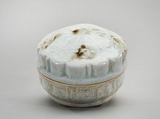 Chinese Song-Style Qingbai Porcelain Covered Box