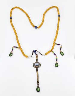 Chinese Ceremonial Court Bead Necklace