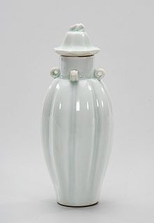Chinese Qingbai Porcelain Covered Vase