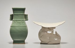 Two Chinese Early-Style Ceramics