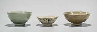 Group of Three Southeast Asian Ceramic Bowls