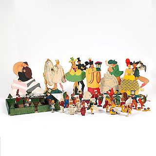 Talfourd Toys Alice in Wonderland Wooden Toys, Plus 