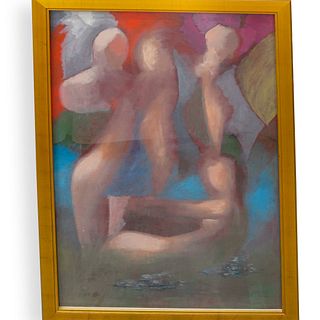 Julio De Diego (Spanish. 1900-1979) Pastel Painting