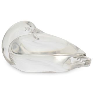 Steuben Crystal Dove Paperweight