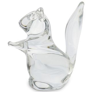Daum Glass Squirrel Figurine
