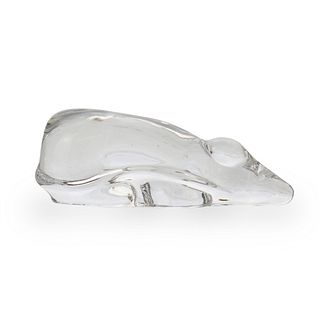 Baccarat Crystal Mouse Figurine