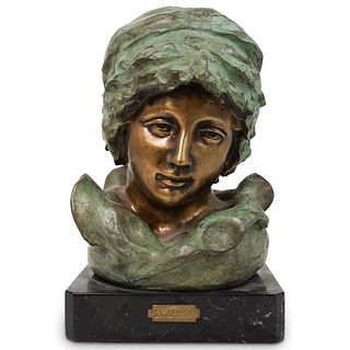 Gianni Visentin (Italian) Signed Bronze Bust