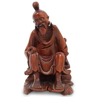 Chinese Wood Carved Medicine Man