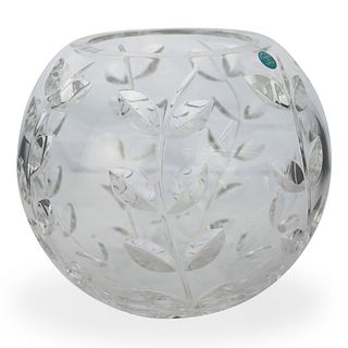 Tiffany Crystal Globe Vase