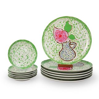 (12 Pc) Sigma TasteSetter "Gloria Vanderbilt" Porcelain Set