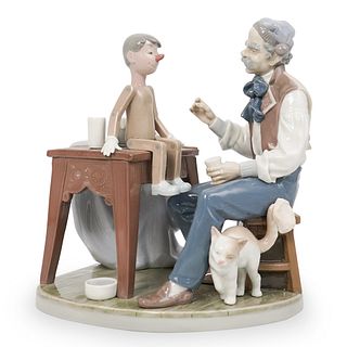 Lladro "The Puppet Painter" Porcelain